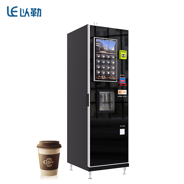 High Quality Fresh Ground Coffee Vending Machine For 16 Flavors Coffee LE308B