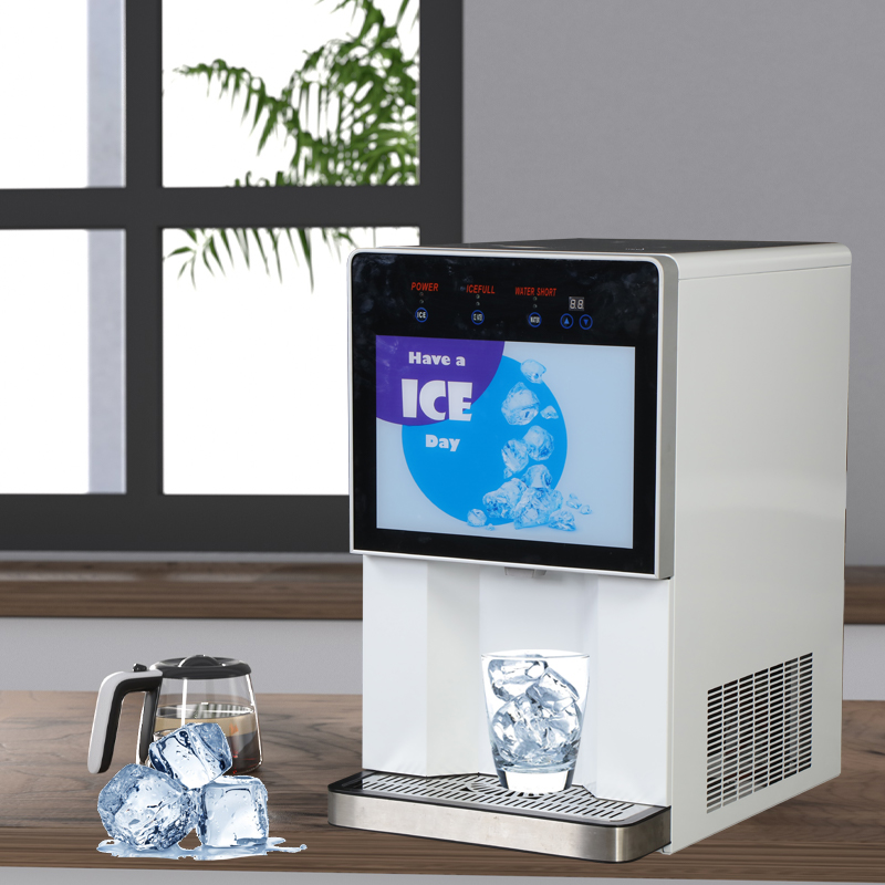 High Capacity Commercial Automatic Cube Ice Maker Machine Big Output Ice Cube Making Machine Factory